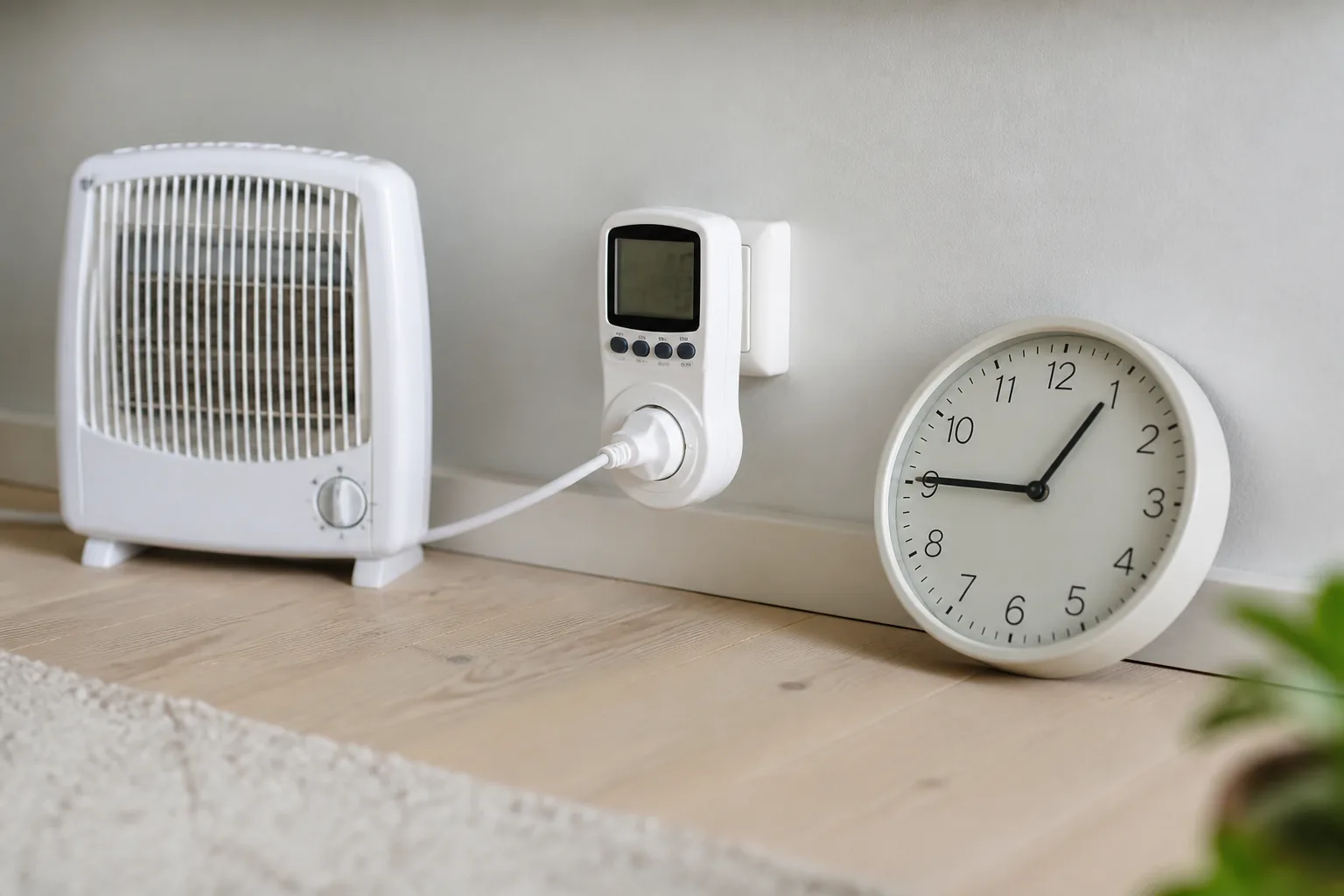 Virkelighedsnær dansk hverdagssituation, der illustrerer watt til kWh